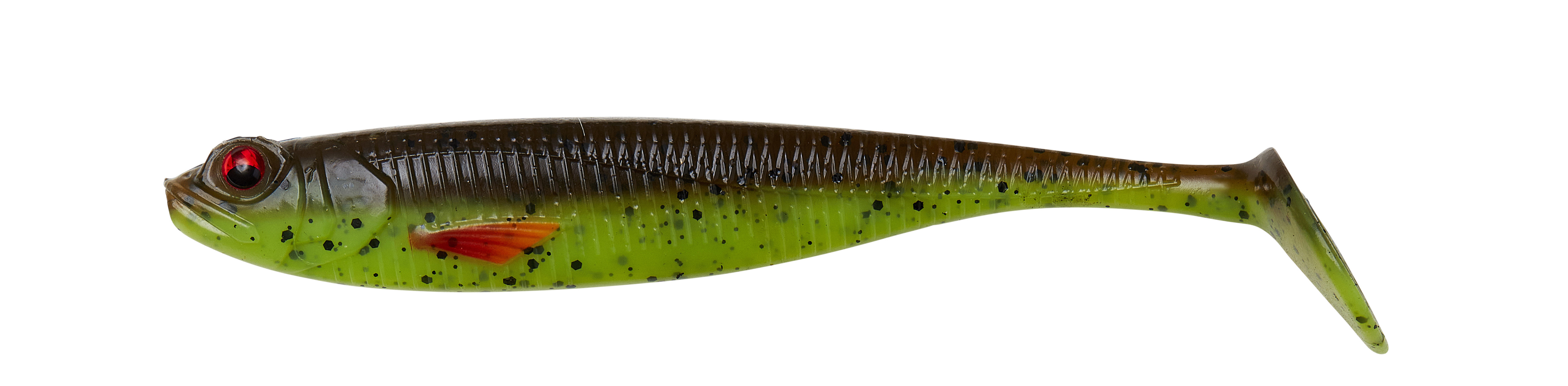 DAM Effzett Shadster Slim 11.5 cm Motor Oil Chartreuse
