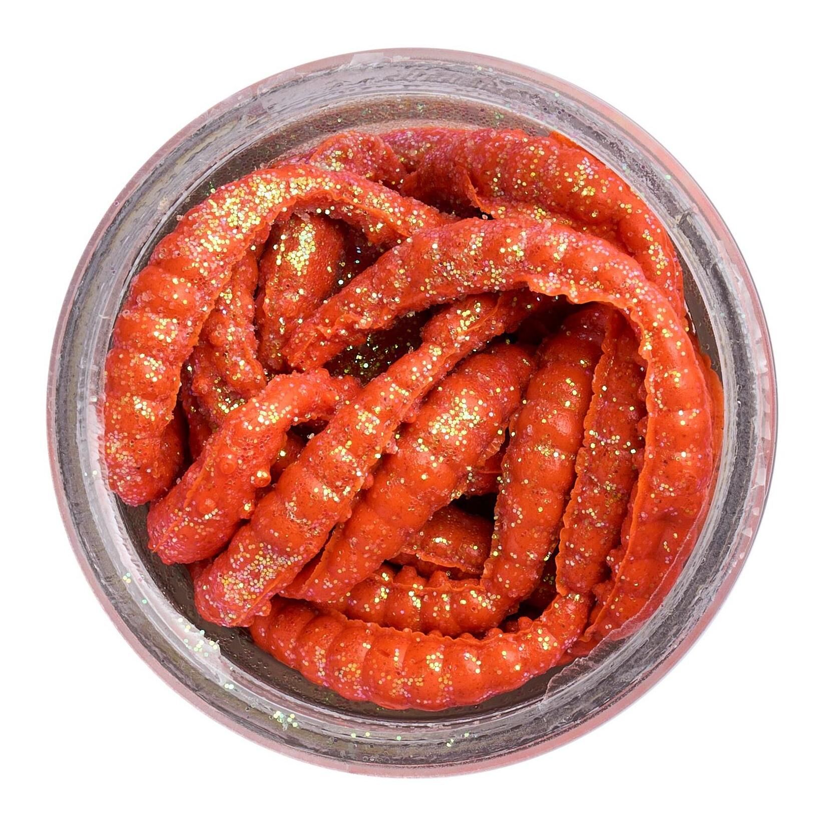 Berkley PowerBait Sparkle Honey Worm - Banana Boost