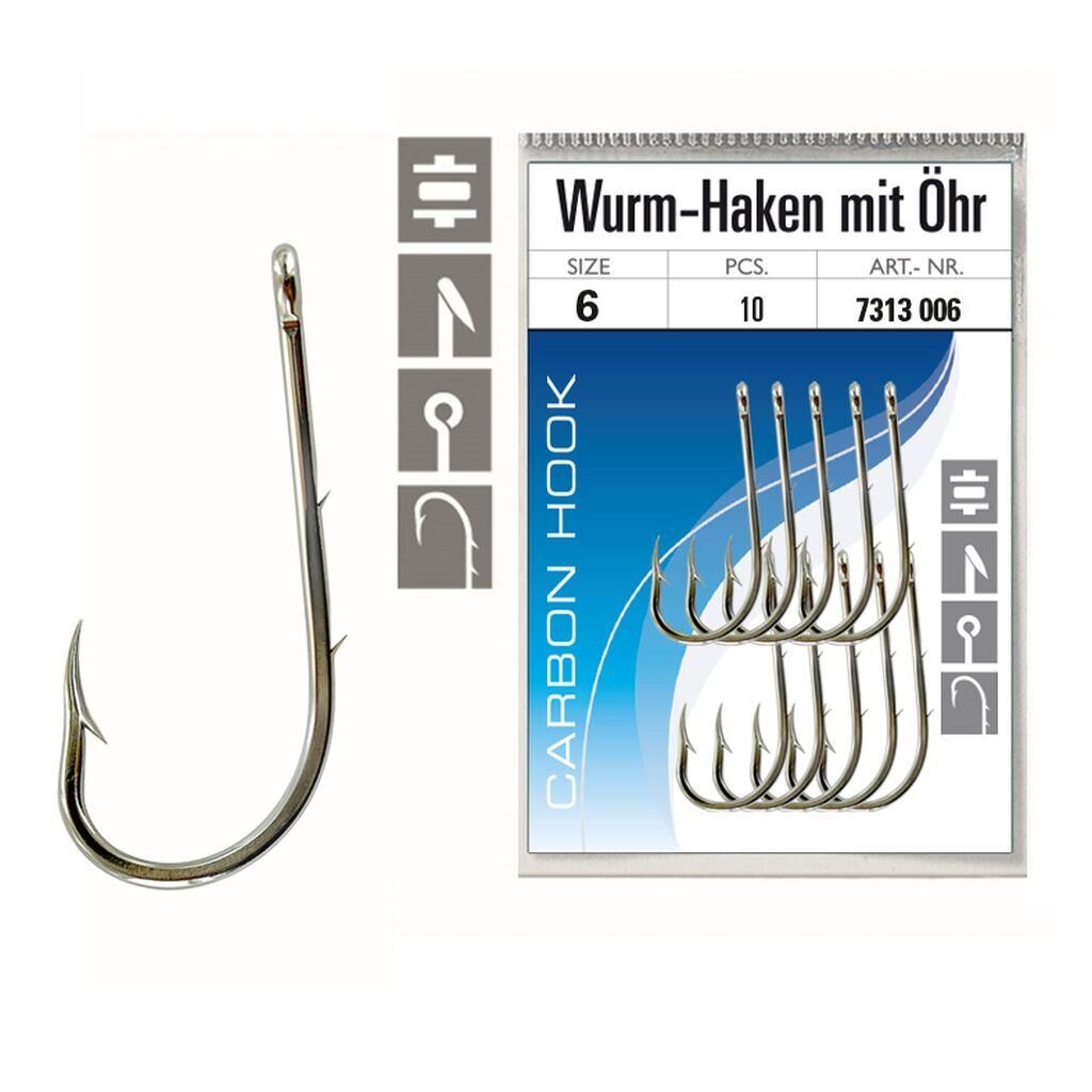 Jenzi Wurmhaken mit Öhr, lose