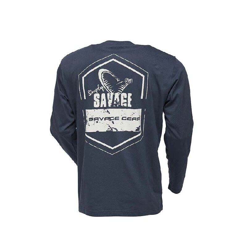 Savage Gear Simply Savage Rex Langarm T-Shirt S