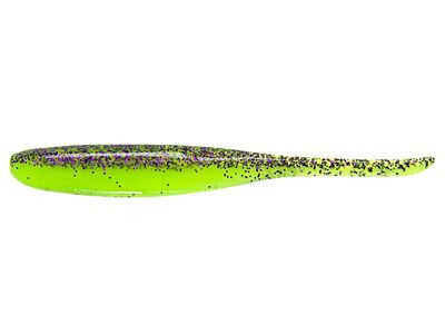 Keitech Shad Impact Purple Chartreuse 4"