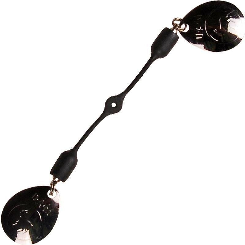 Dam Effzett Twin Spinner Blades Spreader Indiana Gold - 2Er Pack