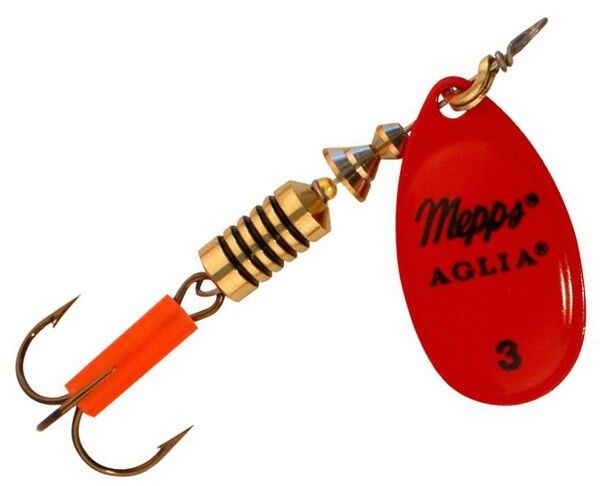 Mepps Aglia Platinum hellrot