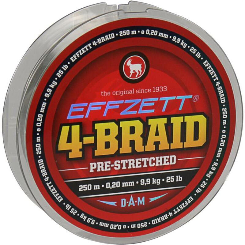 DAM Effzett 4-Braid Moss Green 250m 0.10mm 4.5kg