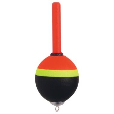 Forellenposen Vorbebleit rund schwarz