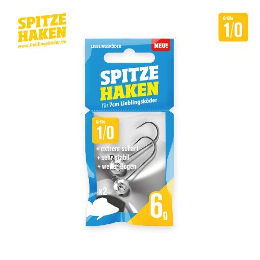Lieblingsköder Spitze Haken Jigkopf