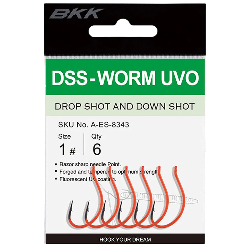 BKK DSS Worm UVO Hook
