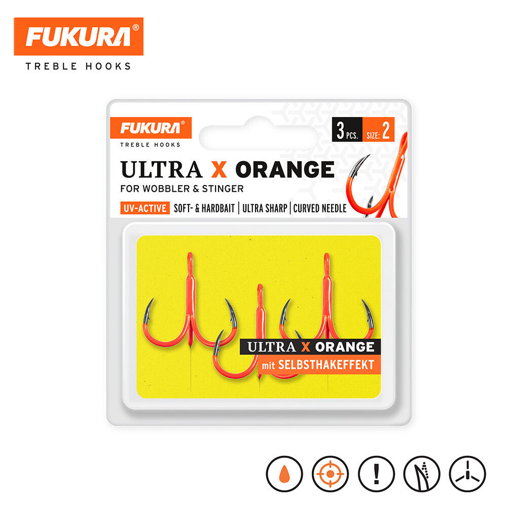 Lieblingsköder Fukura Ultra X Orange Drilling