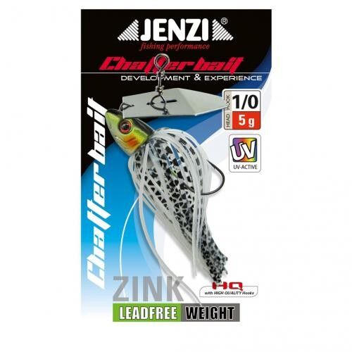 Jenzi Chatterbait Black & White 1/0 5g