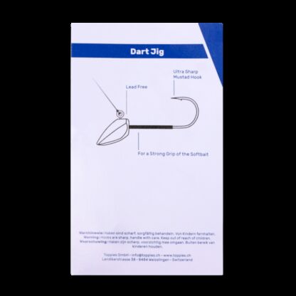 Toppies Dart Jig Head Tungsten