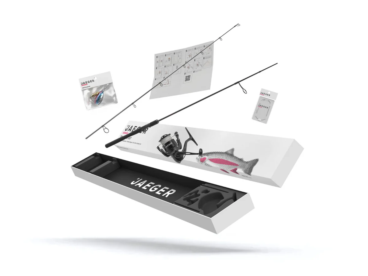 Jaeger Trout Go Kit 2 Forellen Starter Combo