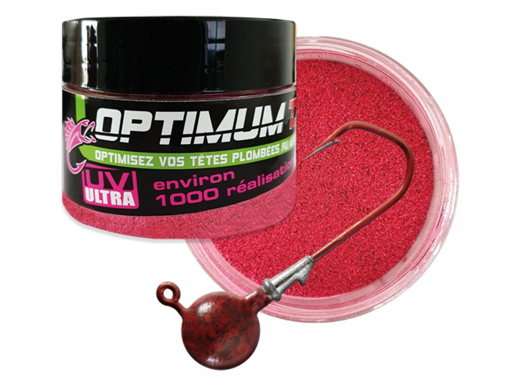 Optimum T.P. Beschichtungspulver Rot/schwarz UV