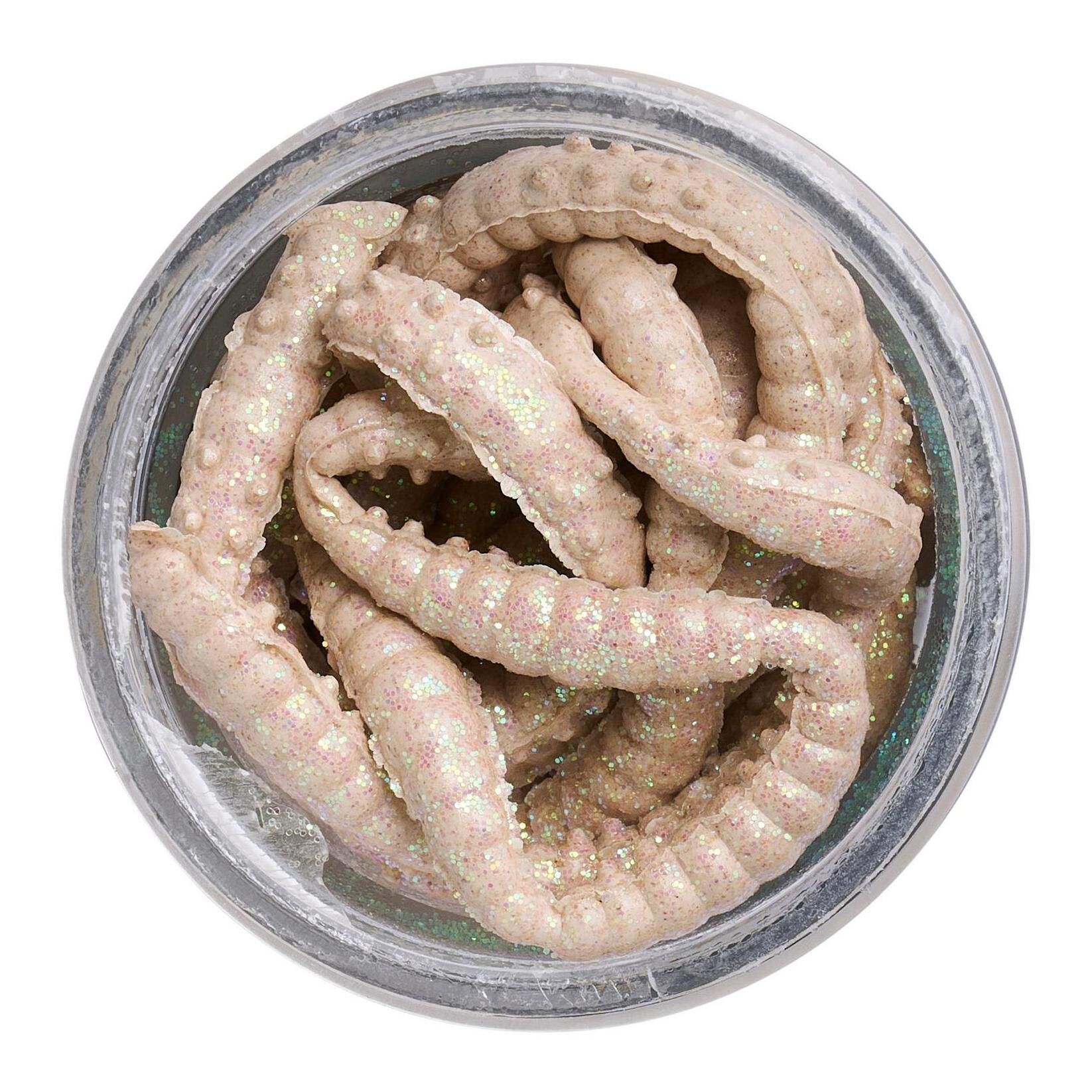 Berkley PowerBait Sparkle Honey Worm - Banana Boost