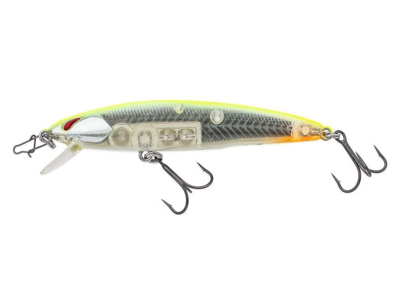 Nories Laydown Minnow Just Wakasagi  BB Trick Chartreuse