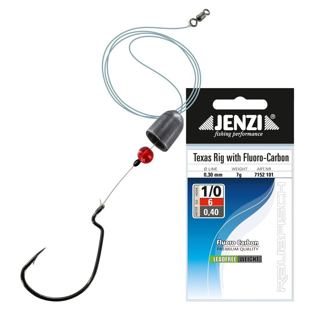 Jenzi Texas Rig Fluorocarbon 7g 1/0