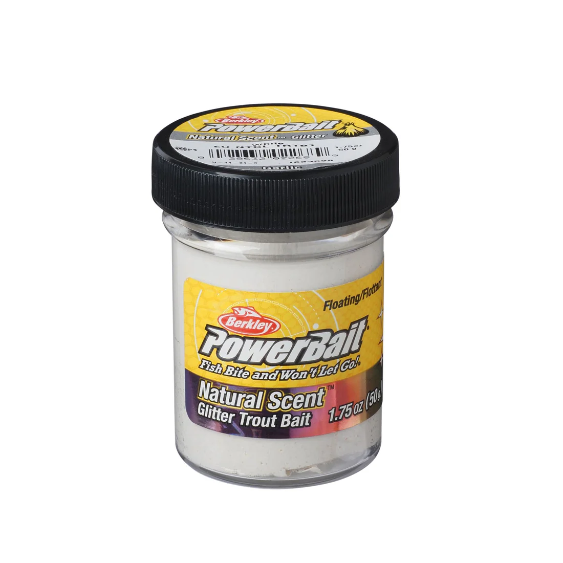 Berkley PowerBait Natural Scent Glitter Trout Bait - Garlic