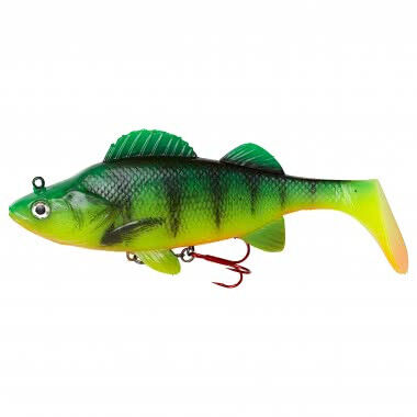 DAM EFFZETT NATURAL PERCH PADDLE TAIL 18cm Fire Perch