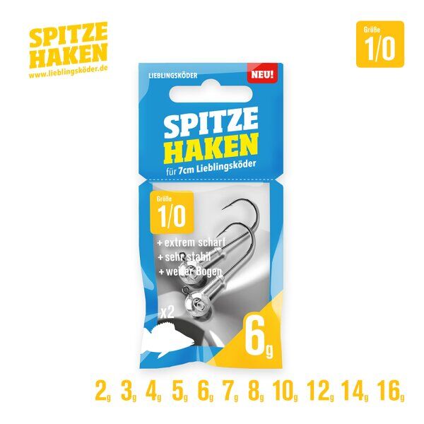Lieblingsköder Spitze Haken Jigkopf