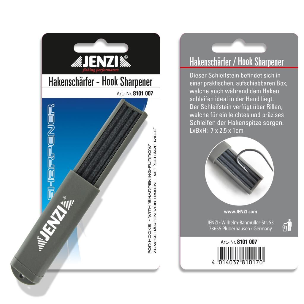 Jenzi Hakenschärfer Schleifstein in Box