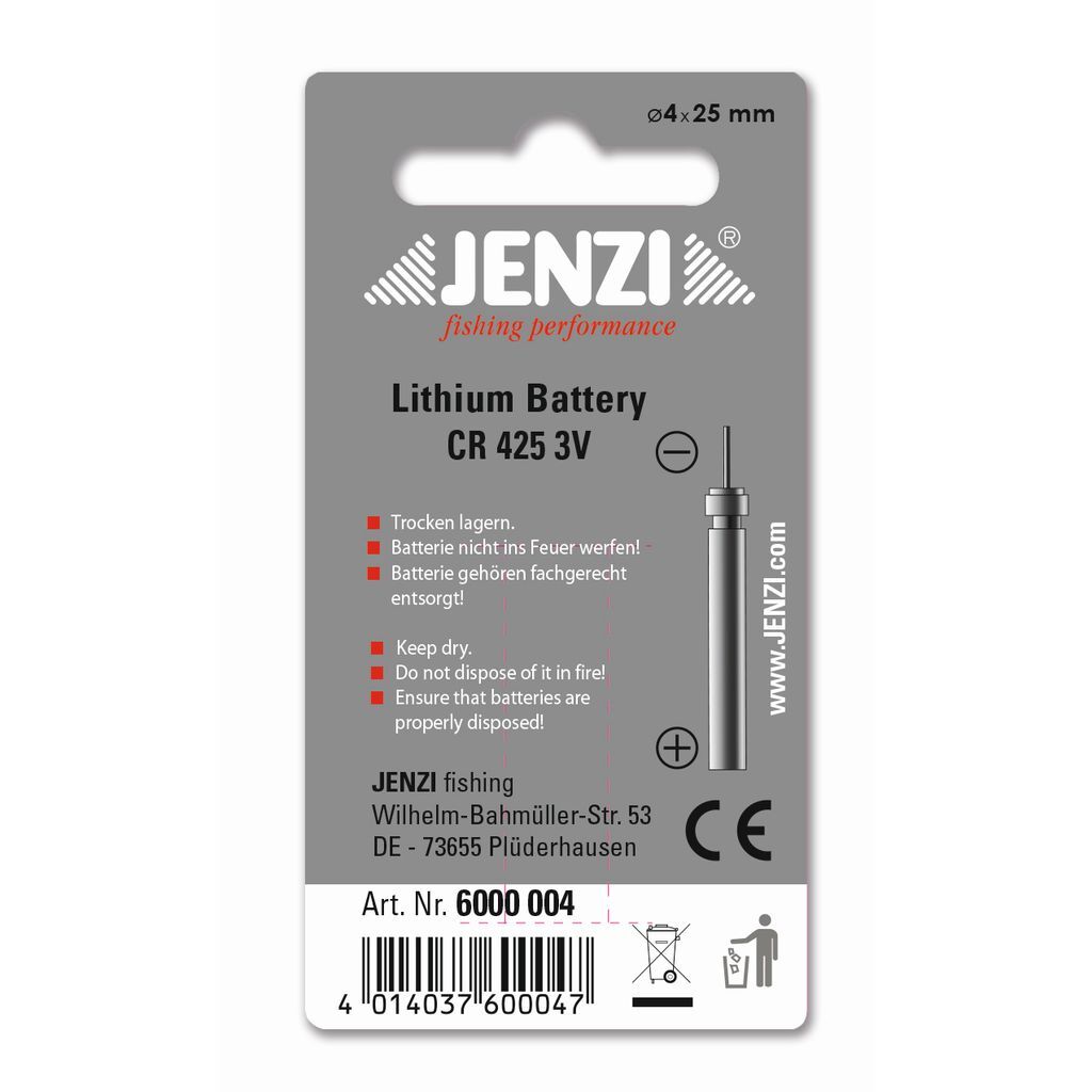 Jenzi Stabbatterie 3 Volt Bezeichnung CR425