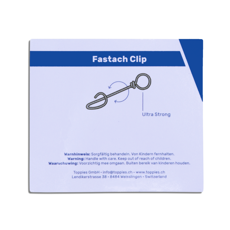 Toppies Fastach Clip / Black Nickel