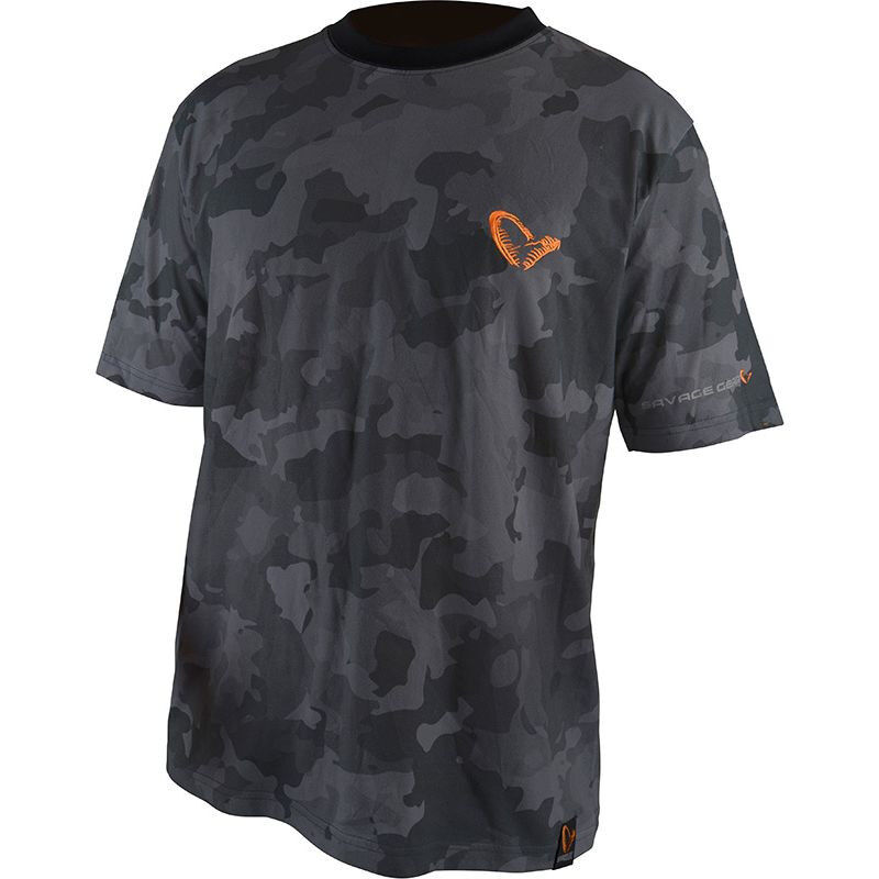 Savage Gear T- Shirt Black Savage Tee S