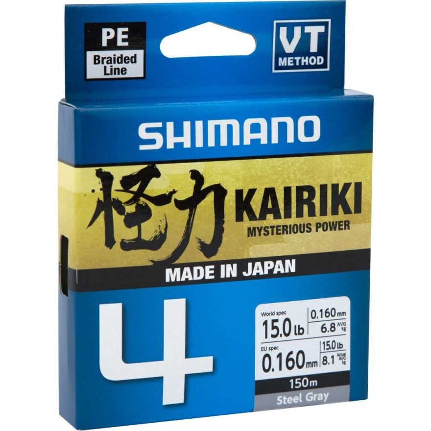 Shimano Kairiki 4 0.06mm Steel Grey