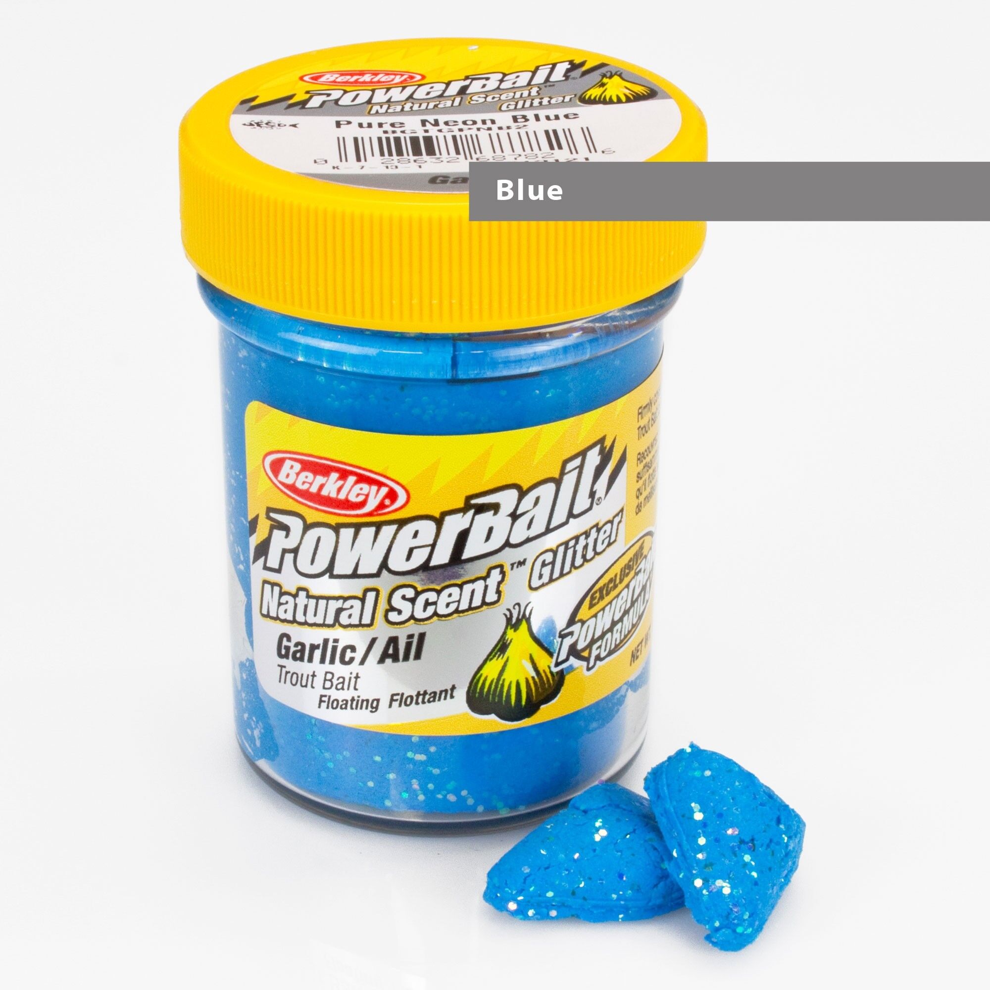 Berkley Powerbait Natural Scent Garlic Pure Neon Blue