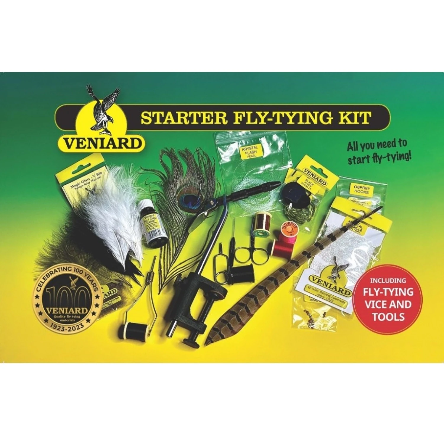Veniard Starter Flytying Kit - Fliegenbinde Startpaket