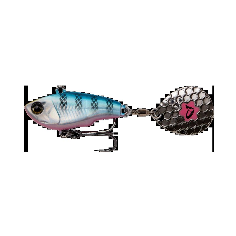 Savage Gear Fat Tail Spin Blue Silver Pink 8cm