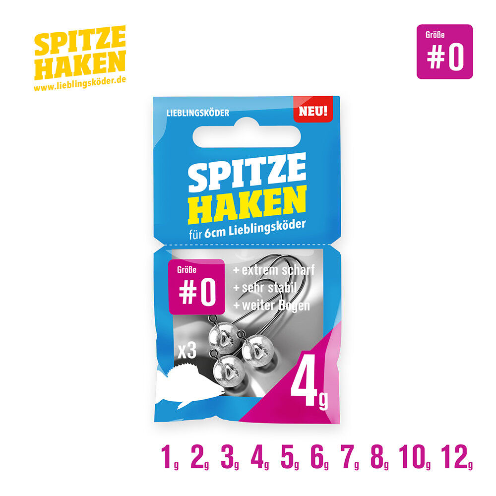 Lieblingsköder Spitze Haken Jigkopf