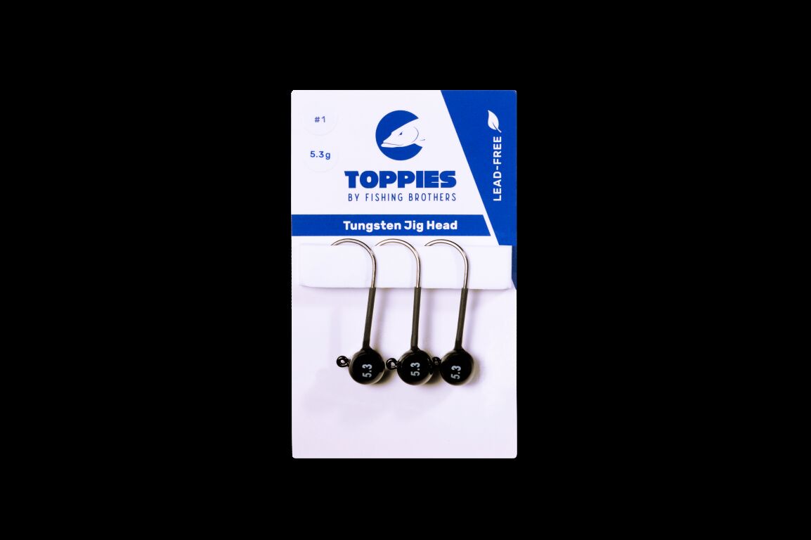 Toppies Jig Head Tungsten 5.3g 1/0
