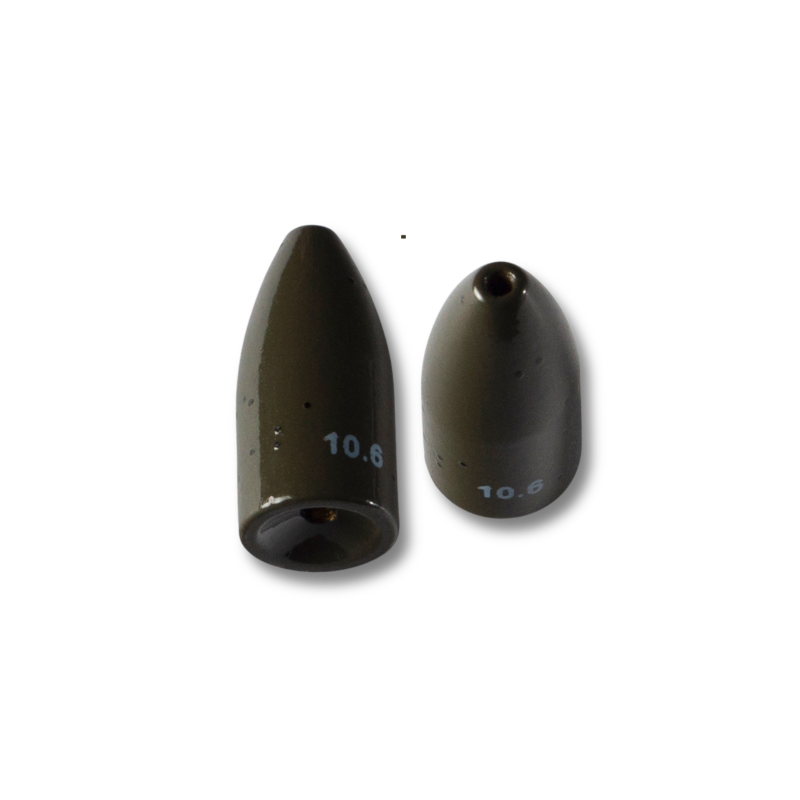 Toppies Bullet Weight Brass Green Pumpkin