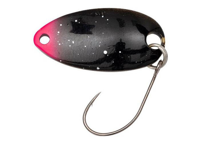 Berkley Area Game Spoons RORU Fuschia Tip/Black/Pink Splat/Green