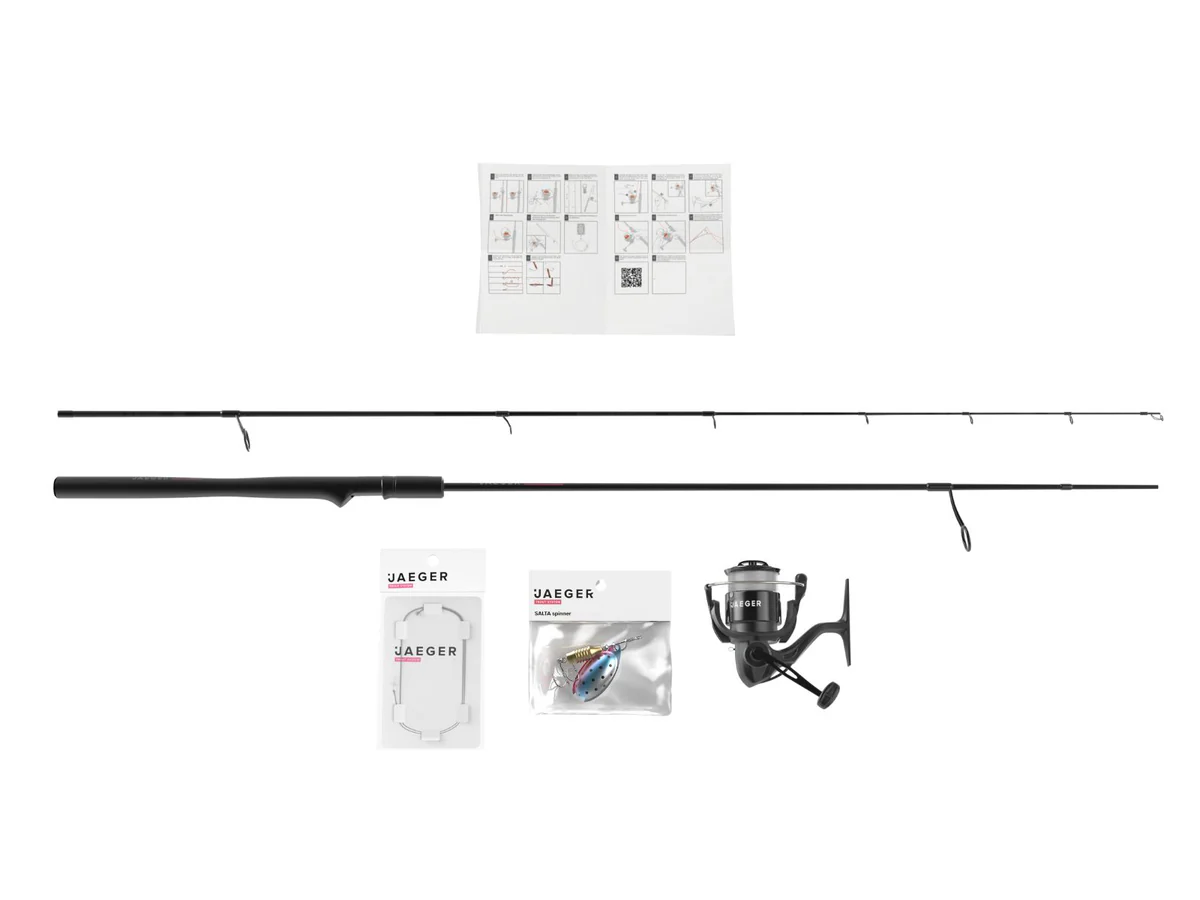 Jaeger Trout Go Kit 2 Forellen Starter Combo