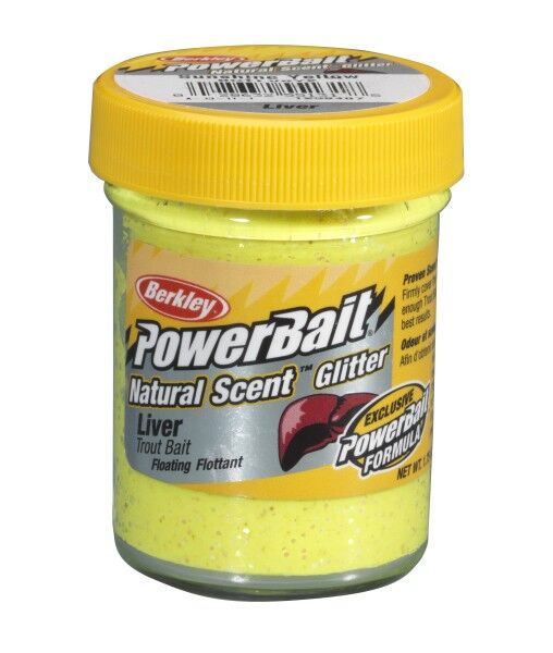 Berkley Powerbait Natural Scent Liver Sunshine Yellow