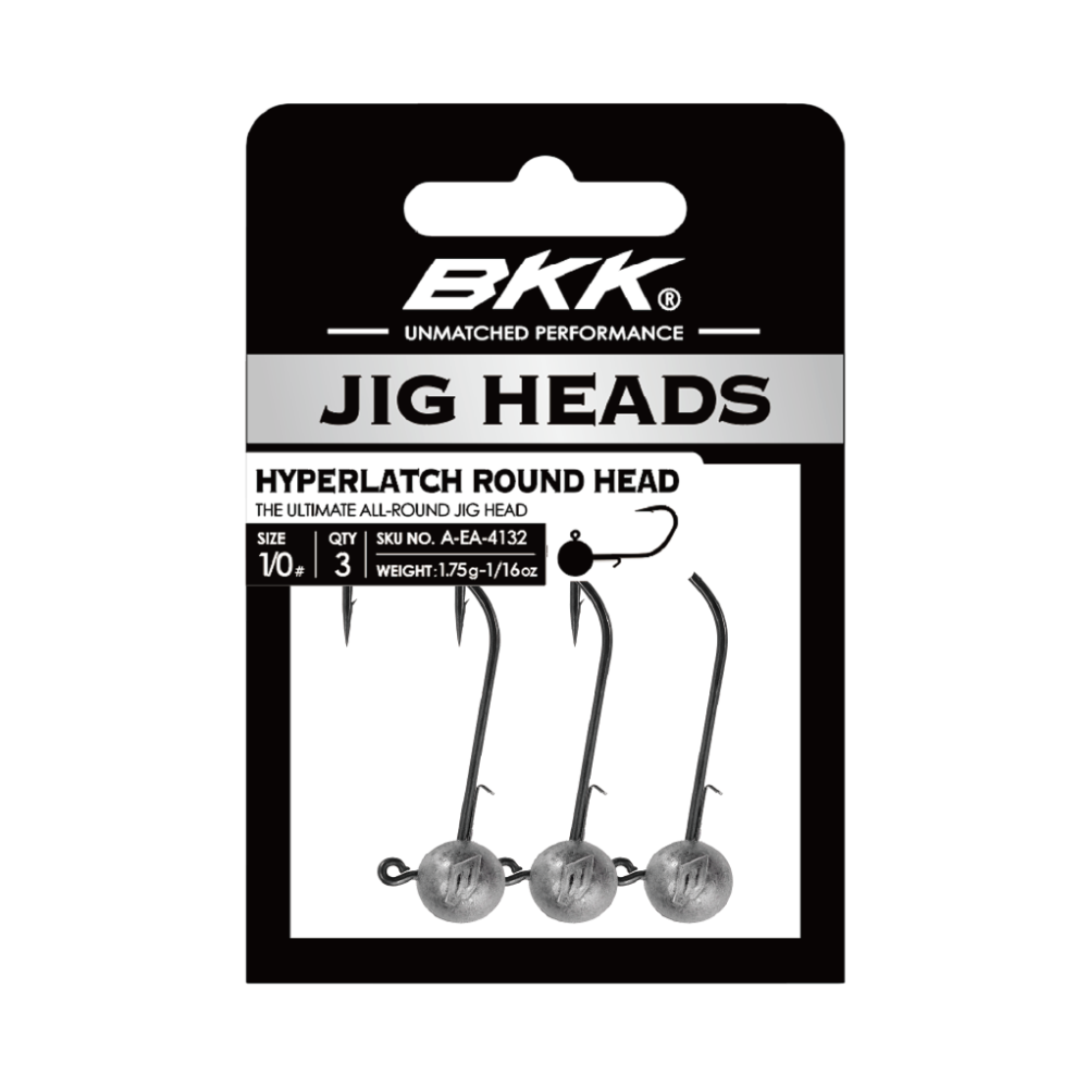BKK Jig Heads Hyperlatch round head