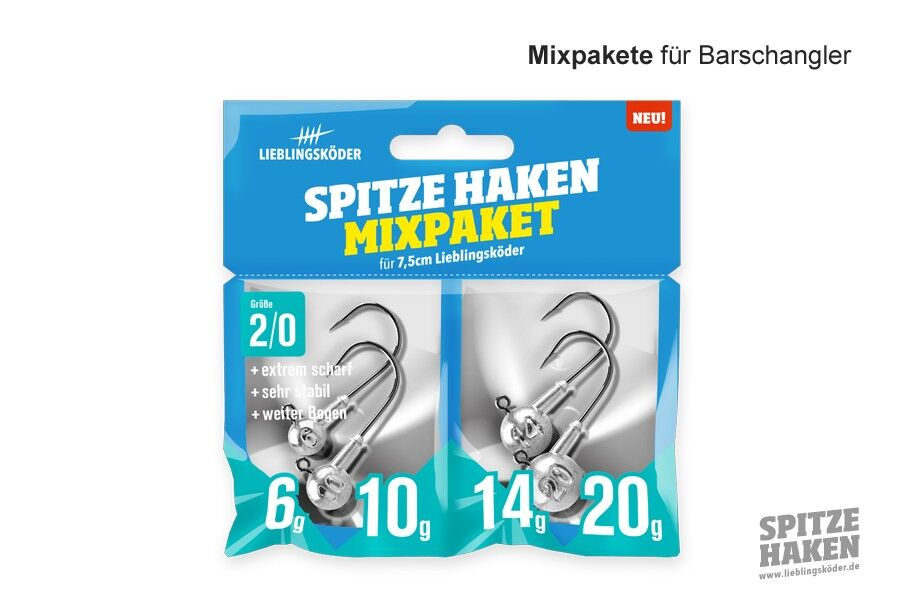 Lieblingsköder Spitze Haken 2/0 Mix