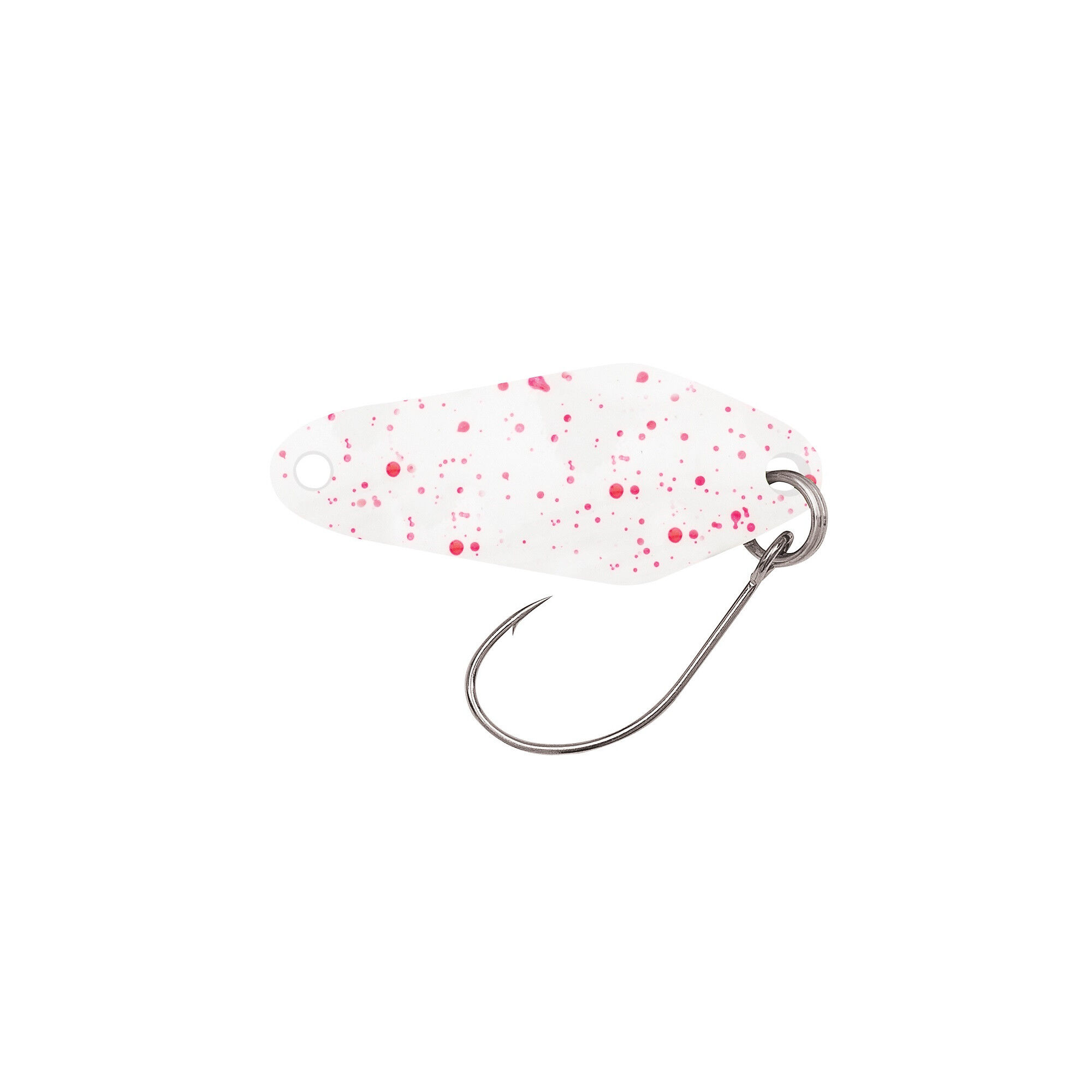 Berkley Area Game Spoons CHISAI Splat White Body/Fuschia Splat