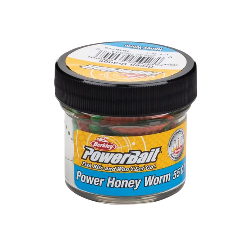 PowerBait Power Honey Worm Green Orange