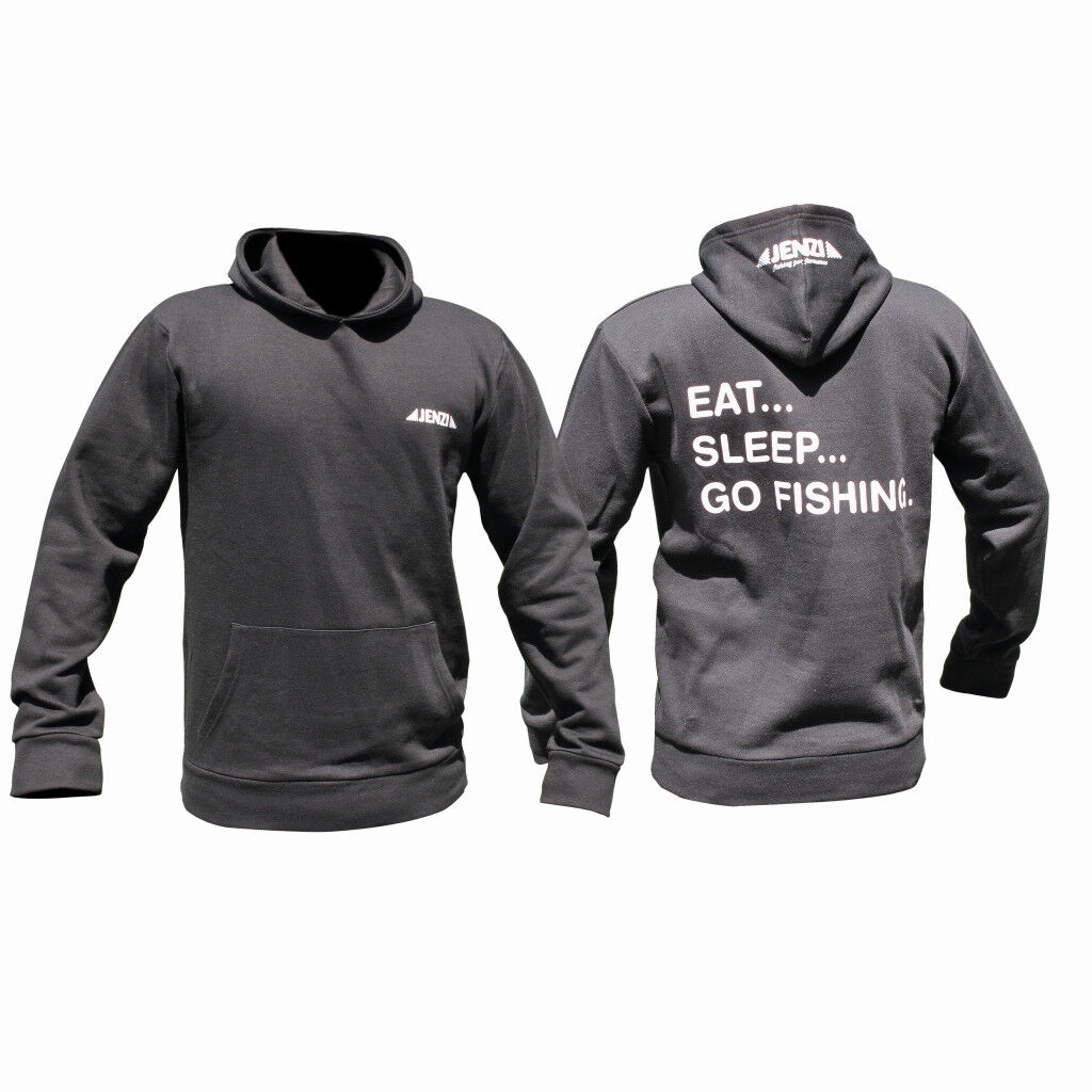 Jenzi Eat-Sleep-Go Fishing Hoody