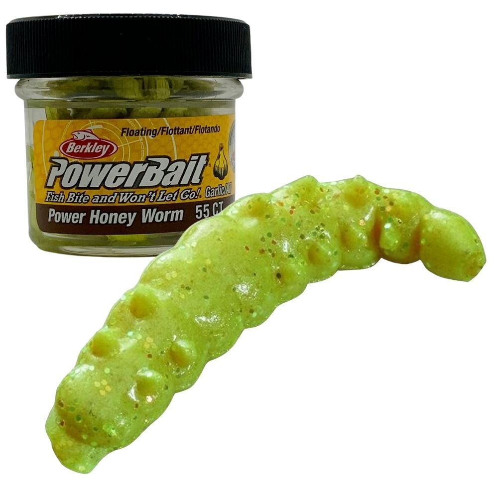 Berkley PowerBait Power Honey Worm - Garlic