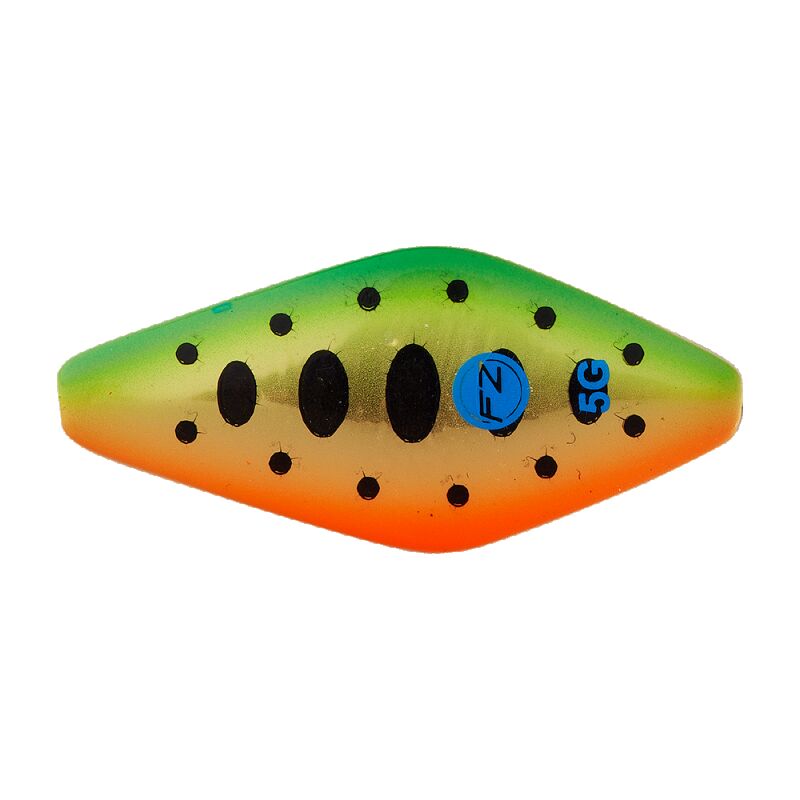 Dam Effzett Pro Trout Inline Spoon Grün/Orange Smolt UV 2.8g