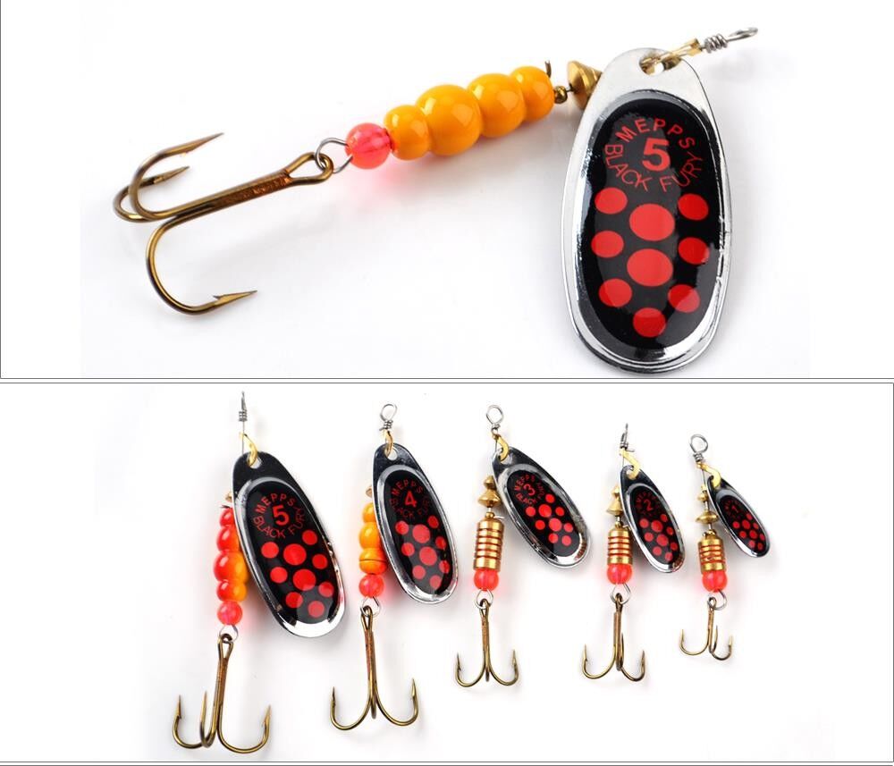 Mepps Black Fury rotpunkt