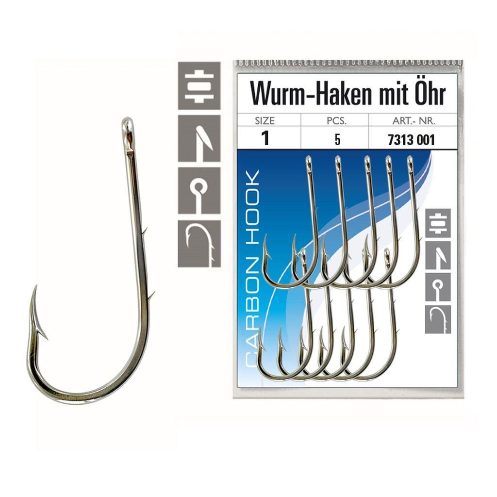 Jenzi Wurmhaken mit Öhr, lose