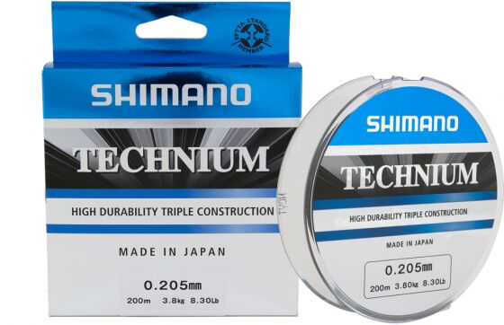 Shimano Technium High Durability Triple Construction 0,185mm