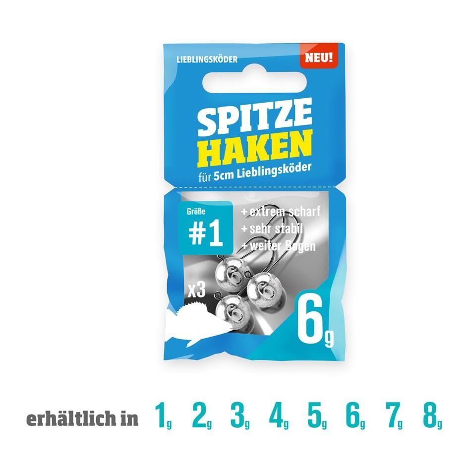 Lieblingsköder Spitze Haken Jigkopf