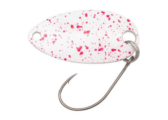 Berkley Area Game Spoons RORU Splat White Body/Fuschia Splat