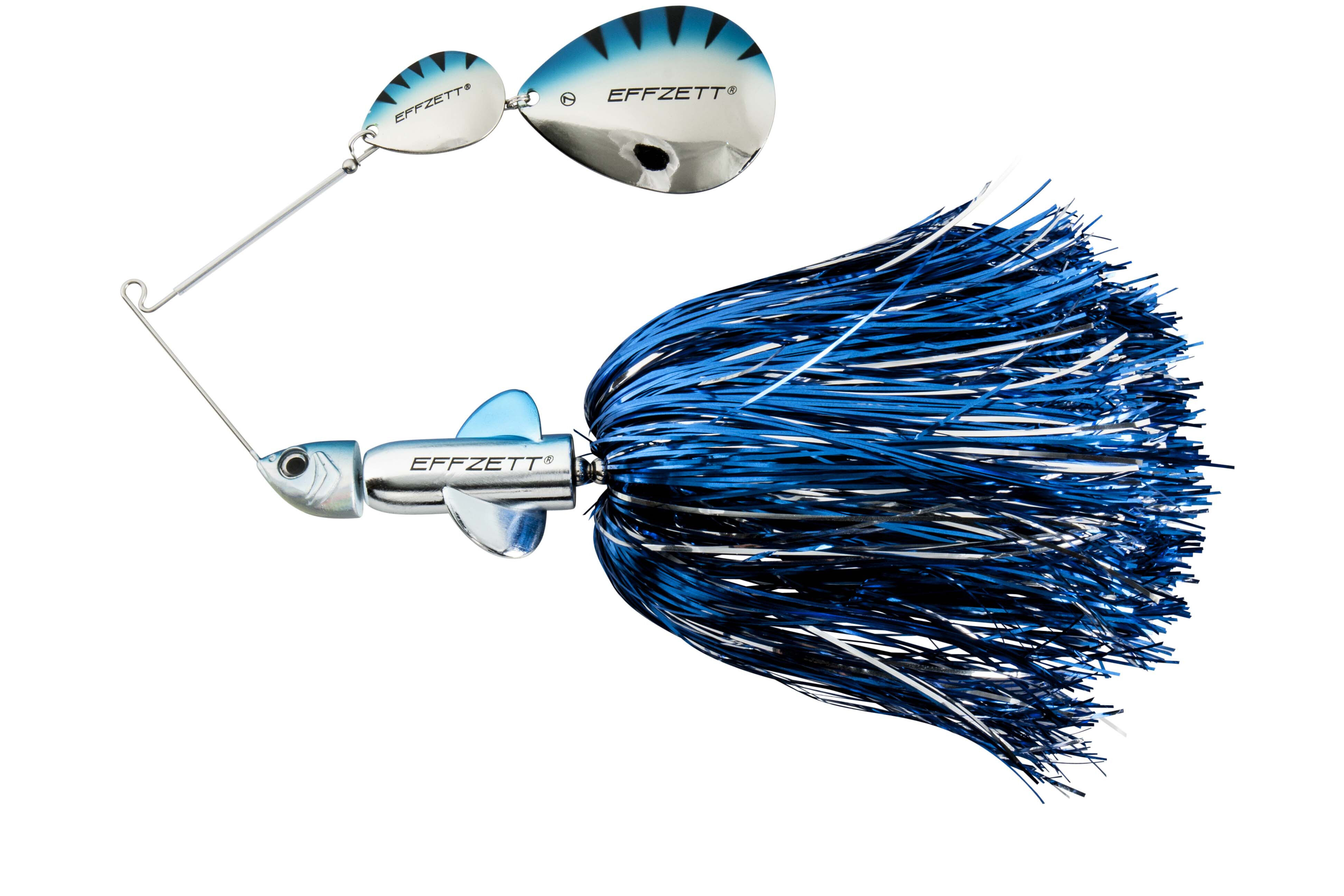 Dam Effzett® Pike Rattlin’ Spinnerbait Silver Blue 20cm