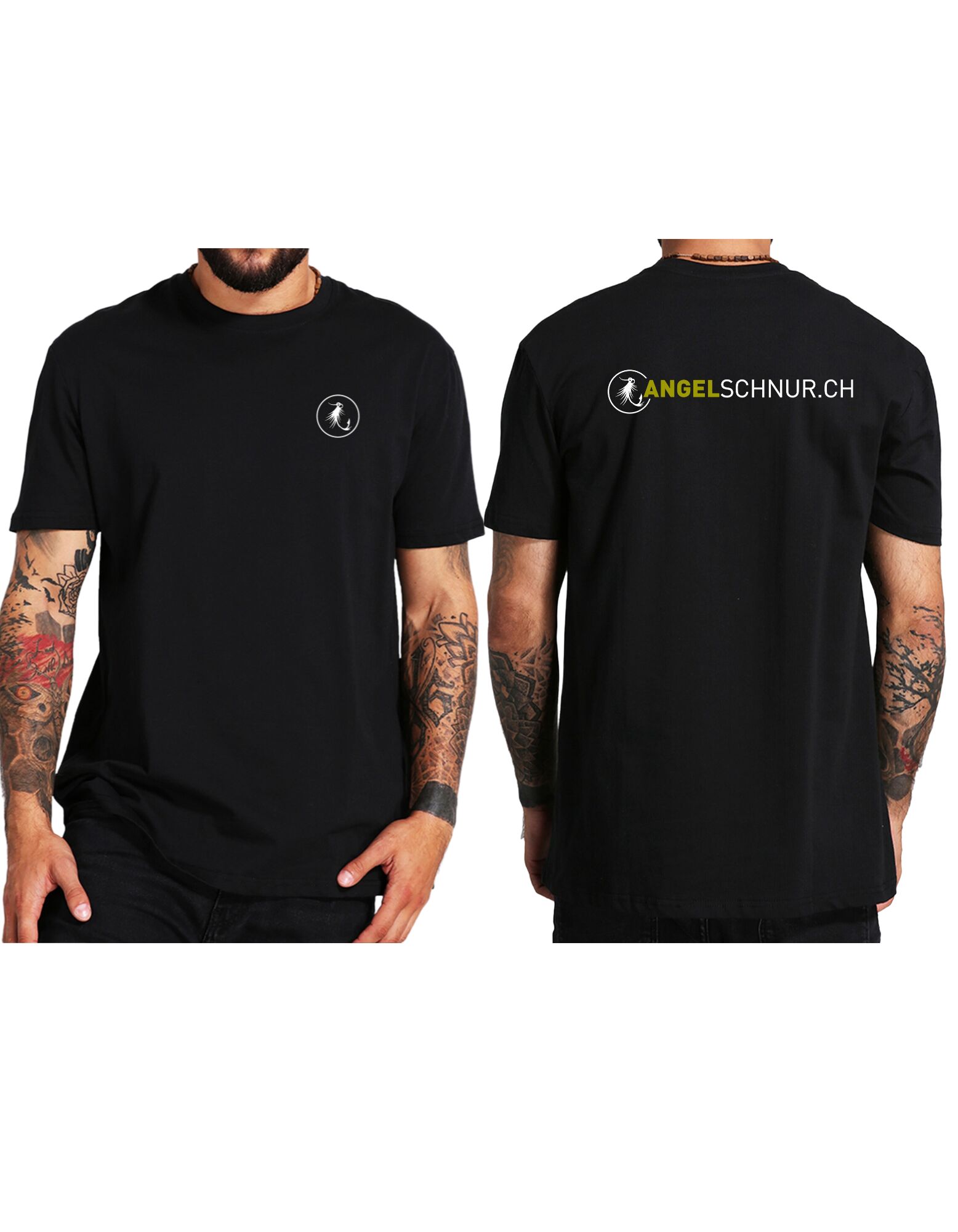 Angelschnur.ch Logo T-Shirt M